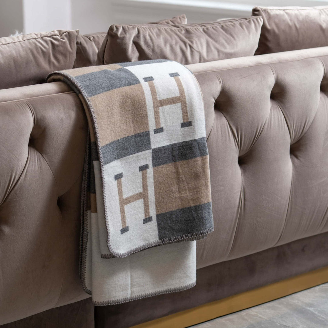IRIS Tufted Fabric 4 Seater Sofa