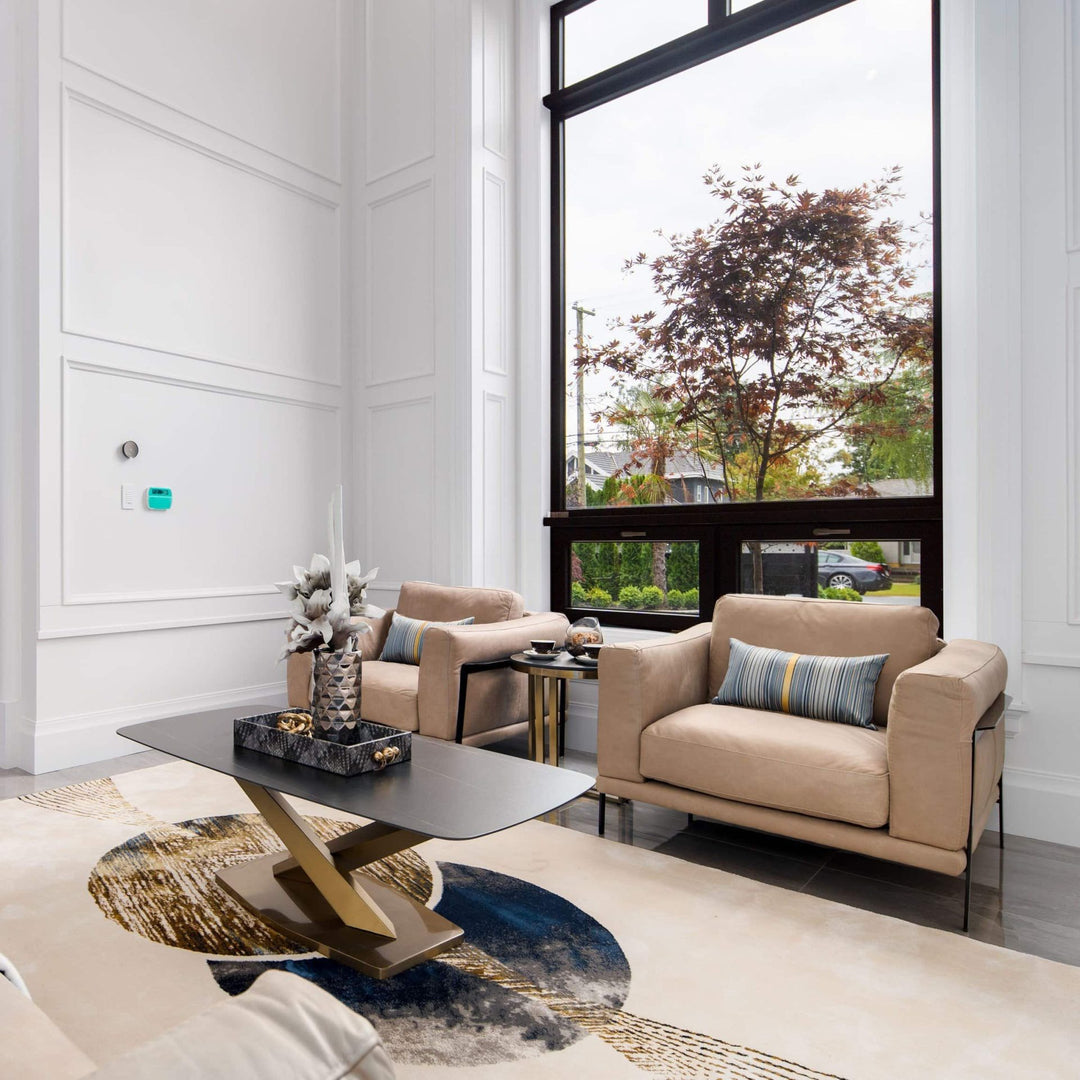 PERRY Full Natural Leather 1 Seater Sofa - Corium Italia