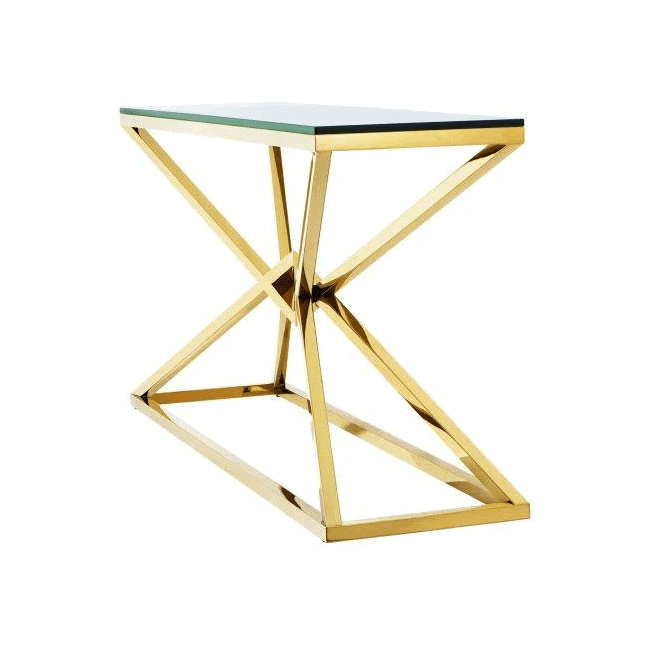 DOHA Tempered Glass Console Table