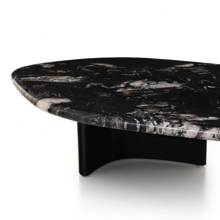 CRESCENT MOON Universe Gold Marble Coffee Table