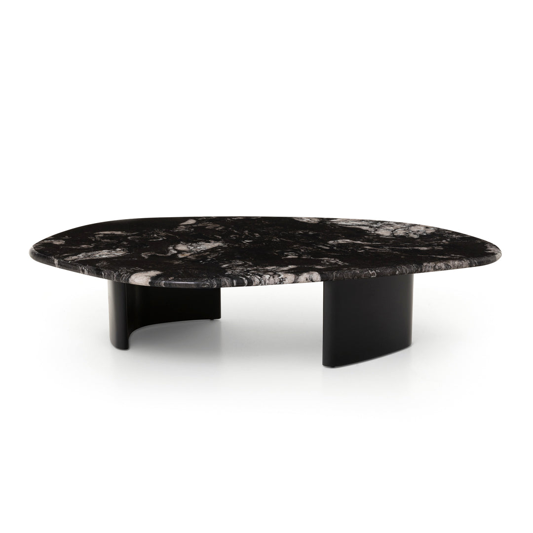 CRESCENT MOON Universe Gold Marble Coffee Table