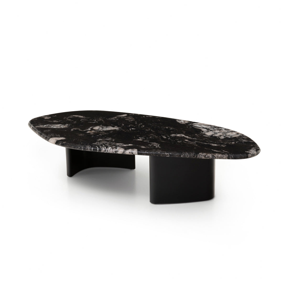 CRESCENT MOON Universe Gold Marble Coffee Table