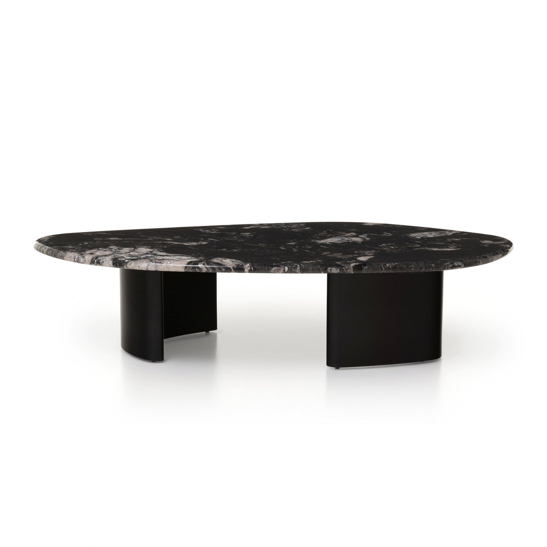CRESCENT MOON Universe Gold Marble Coffee Table