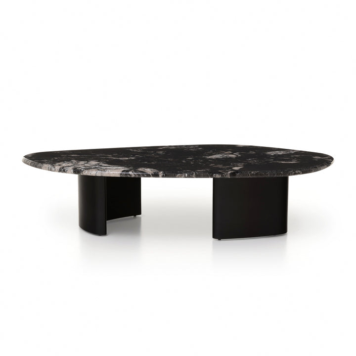CRESCENT MOON Universe Gold Marble Coffee Table