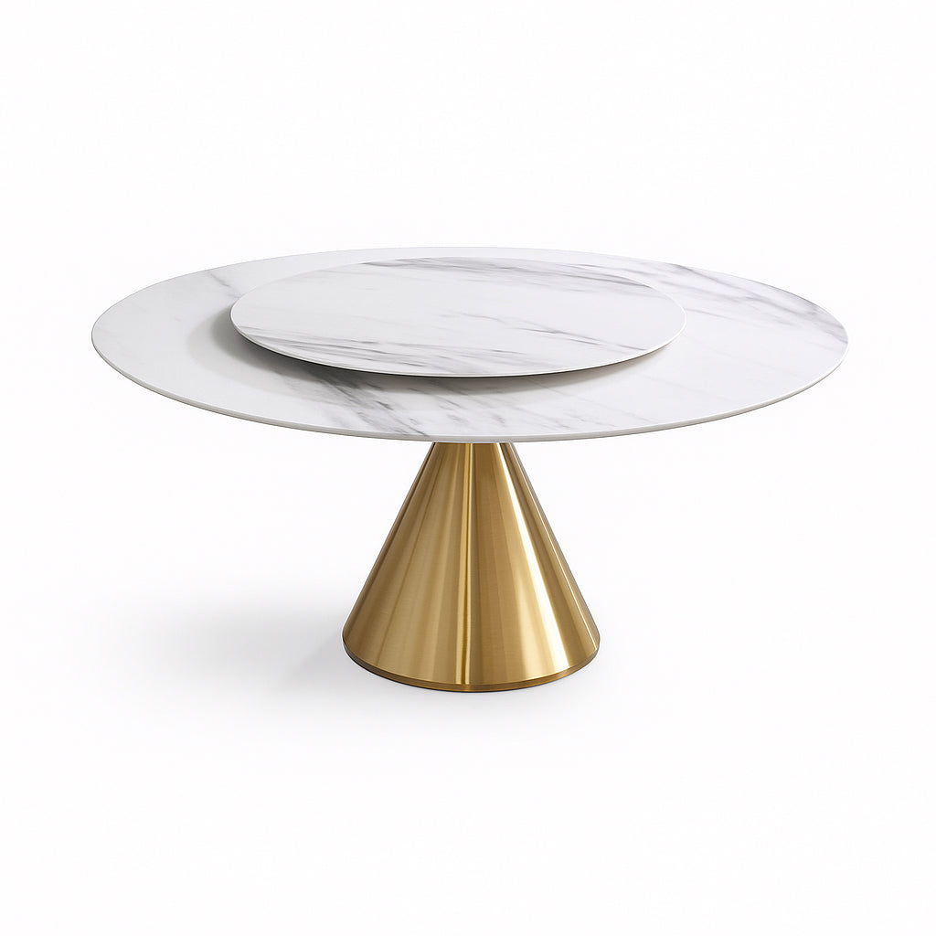 CRESSIDA Marble Round Dining Table