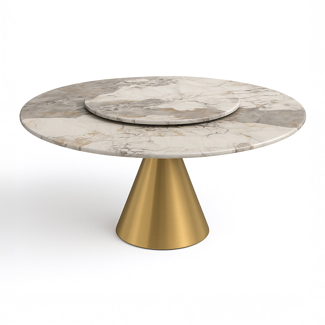 CRESSIDA Marble Round Dining Table