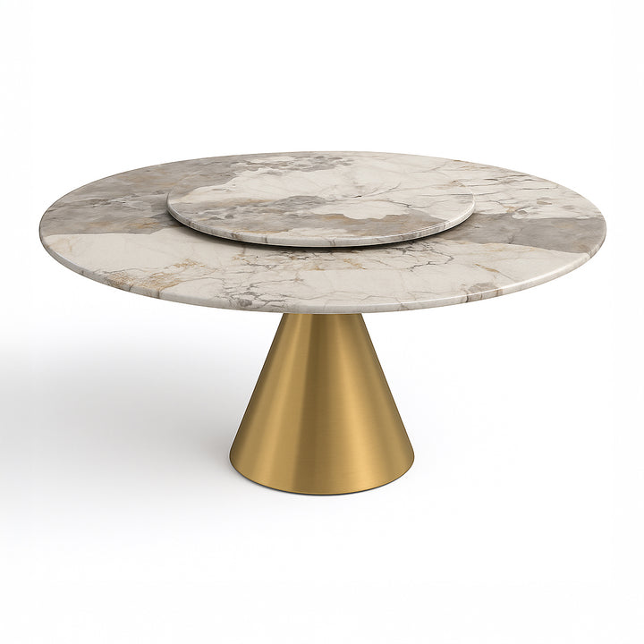 CRESSIDA Marble Round Dining Table