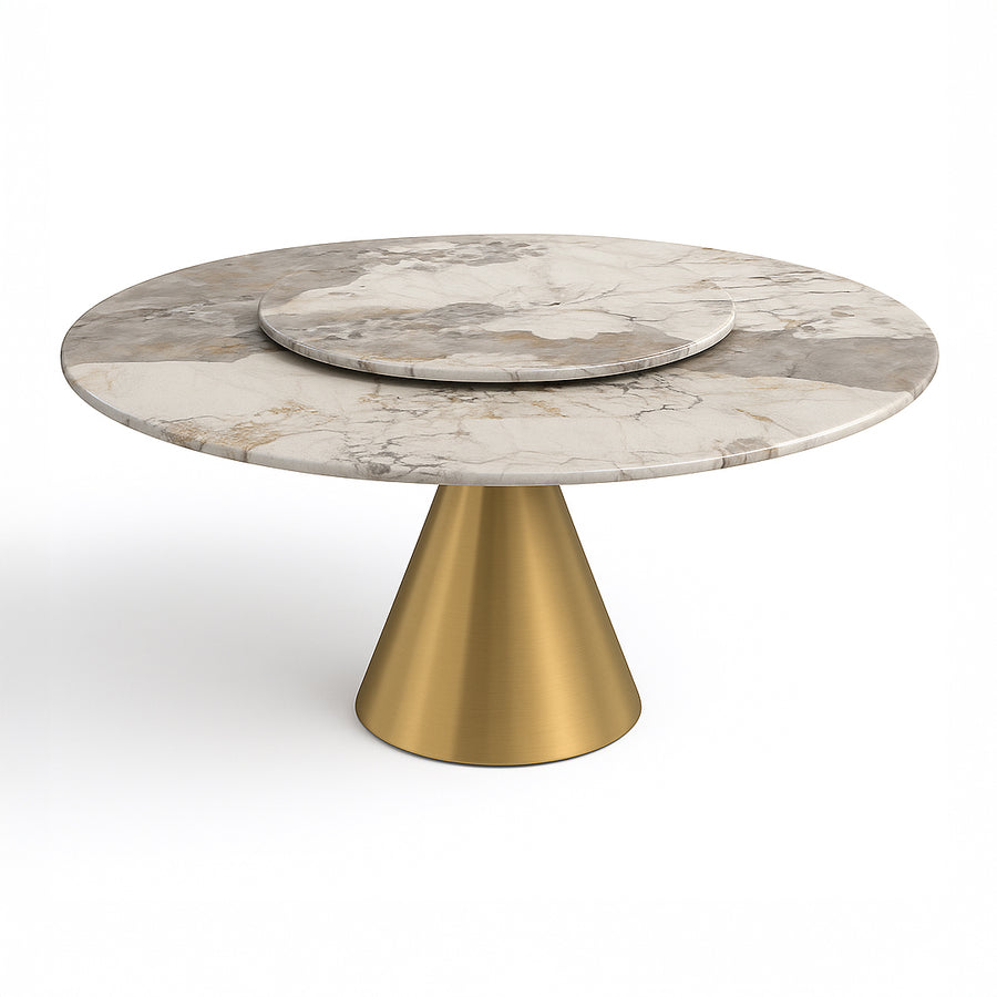 CRESSIDA Marble Round Dining Table