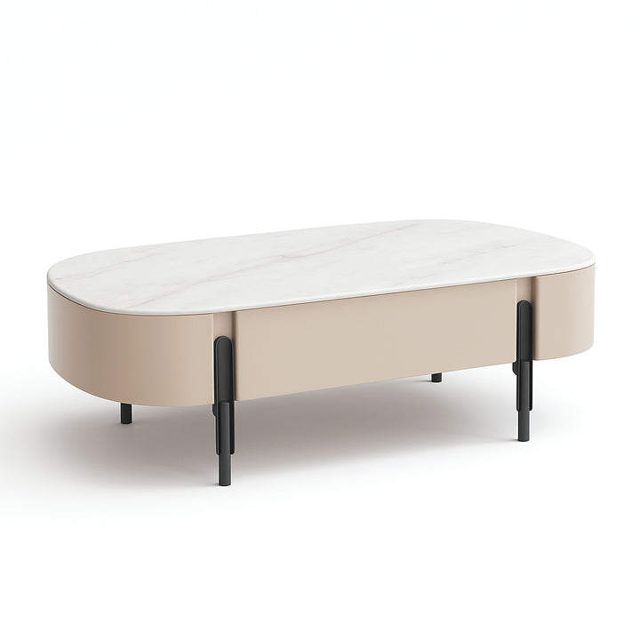 OPALINE Ice Jade Sintered Stone Coffee Table