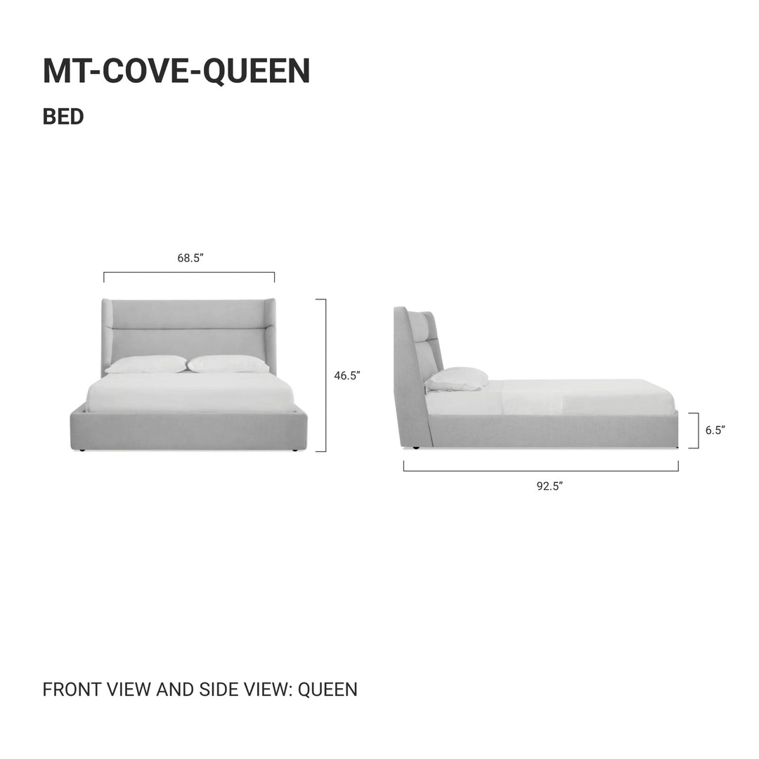 COVE Fabric Queen Lift-Up Bed – Mobital