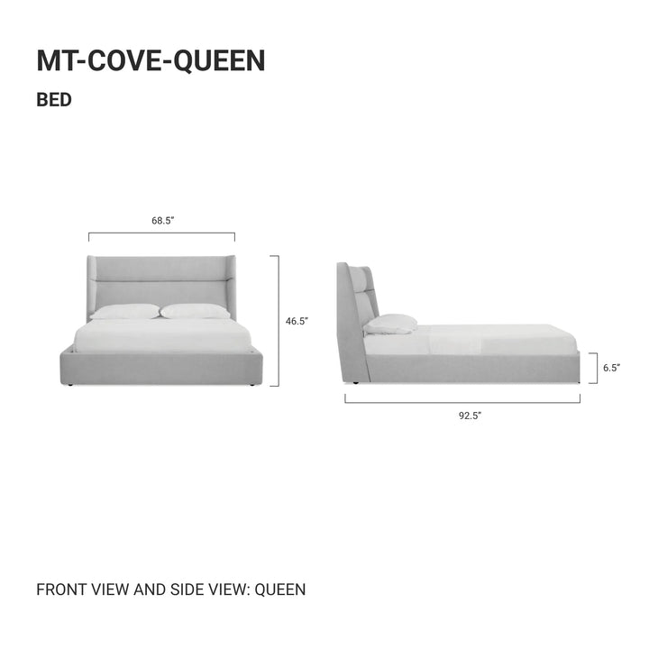 COVE Fabric King Lift-Up Bed – Mobital