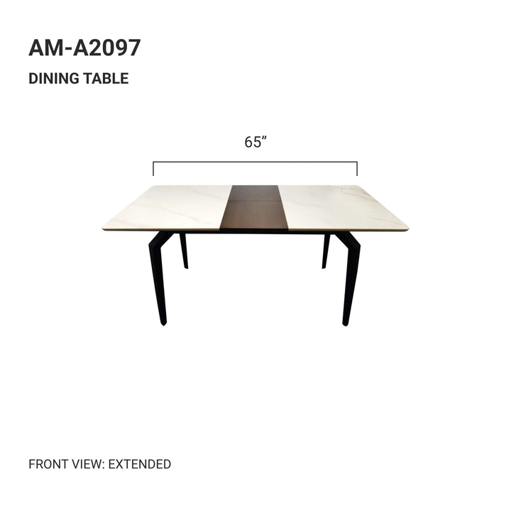 ANSON Ceramic Extendable Dining Table