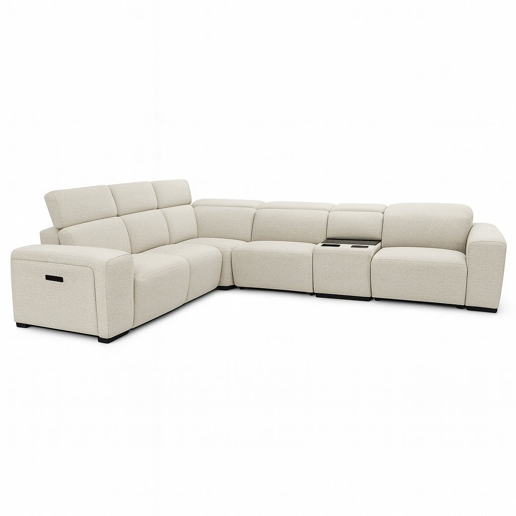 LEONTIS Power Motion Sectional Sofa with USB Console