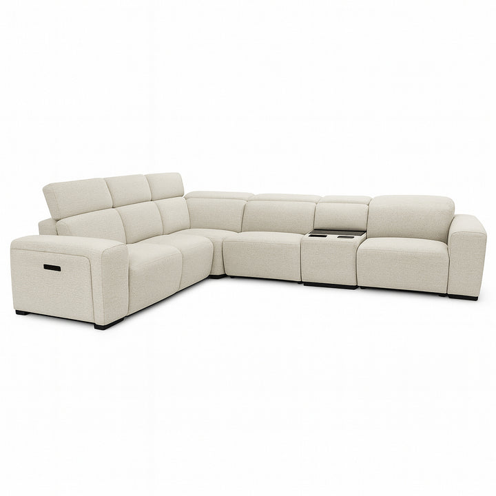 LEONTIS Power Motion Sectional Sofa with USB Console