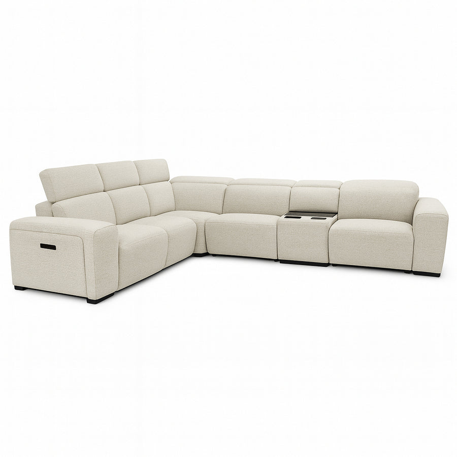 LEONTIS Power Motion Sectional Sofa with USB Console
