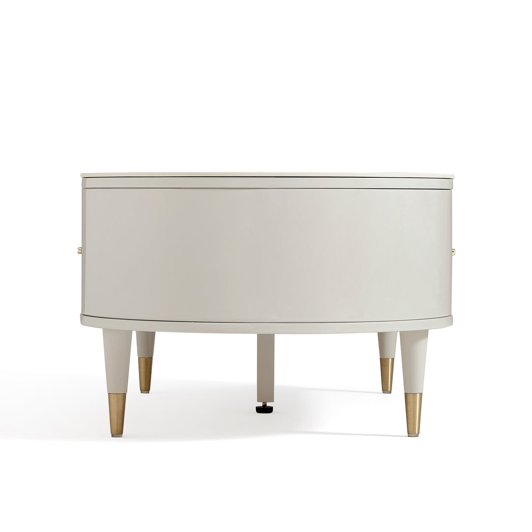 CECILLA Sintered Stone Storage Coffee Table