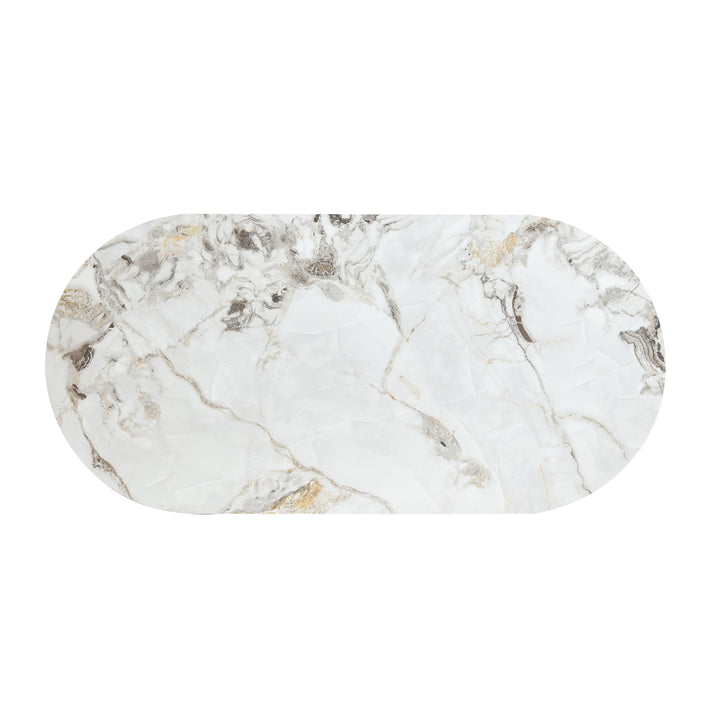 CECILLA Sintered Stone Storage Coffee Table