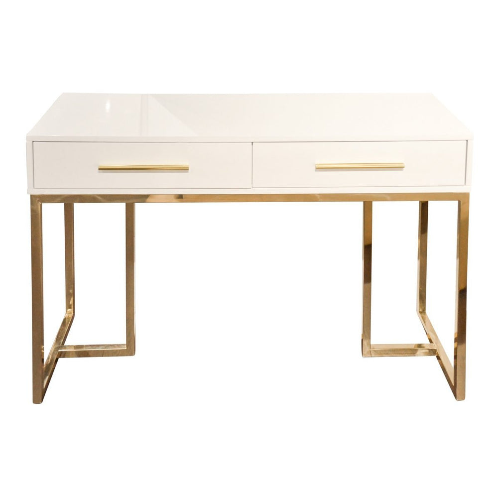 ADELINE White Lacquer Console Table