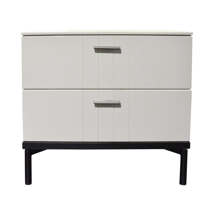 AURORA Light Gray Nightstand