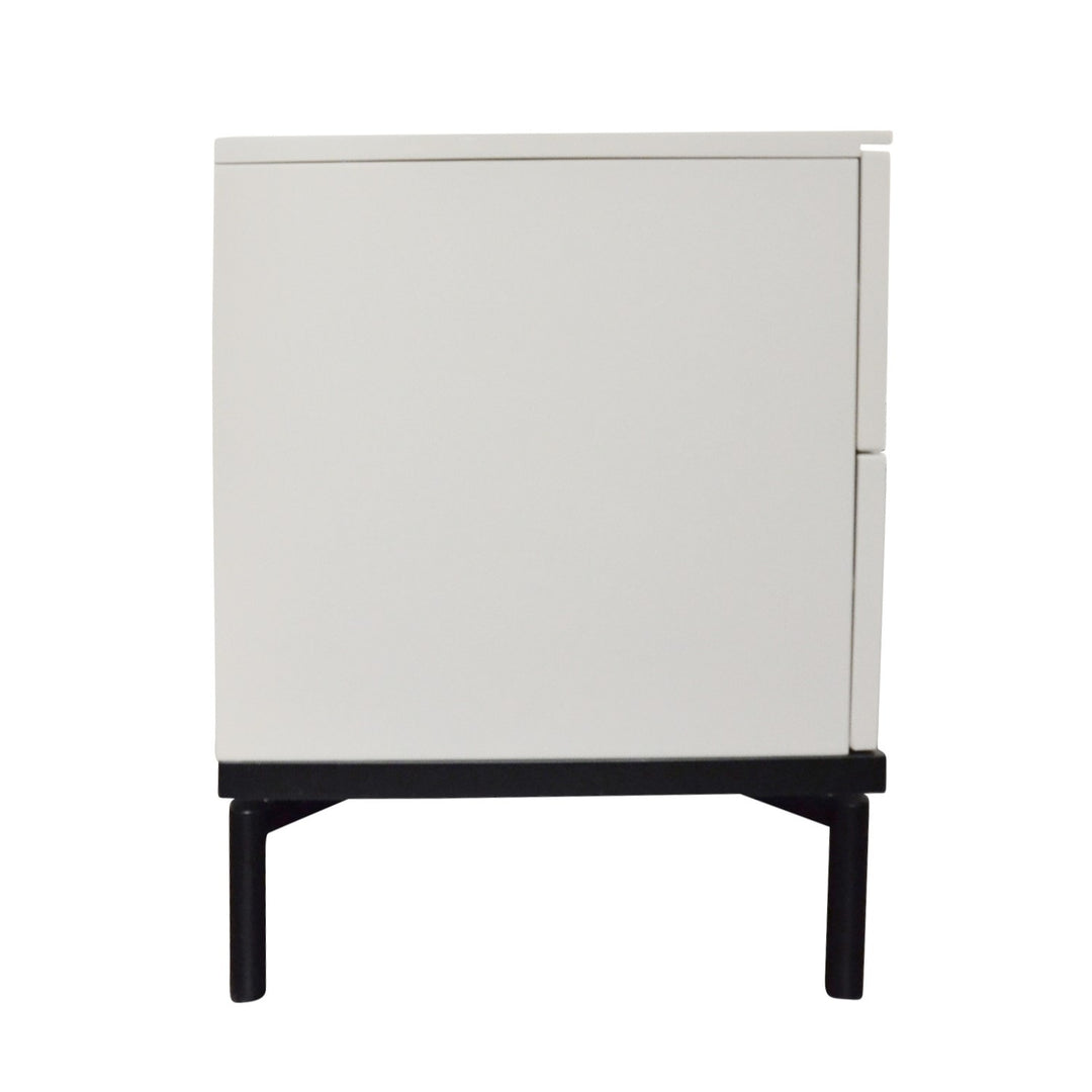 AURORA Light Gray Nightstand