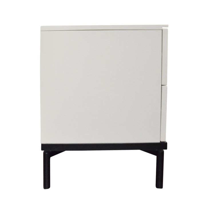 AURORA Light Gray Nightstand