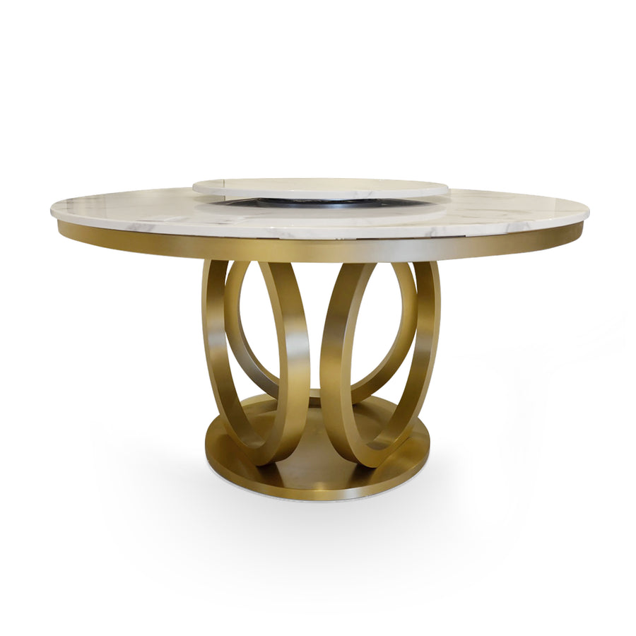 AURELIA Crystal Ceramic Dining Table