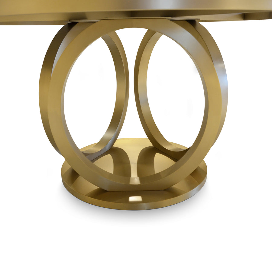AURELIA Faux Marble Dining Table