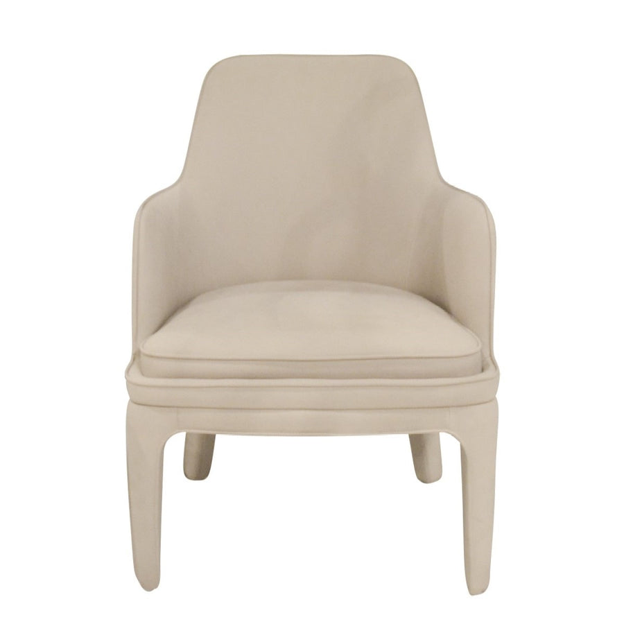 AUBREY Diamond Leather Dining Chair Without Gold Ring