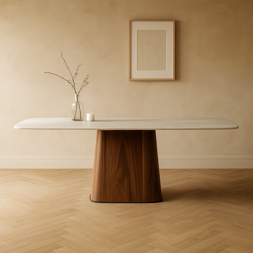 QUILLON 180cm Art Stone Dining Table