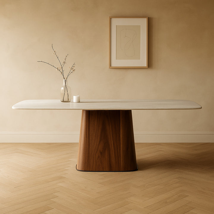 QUILLON 180cm Art Stone Dining Table