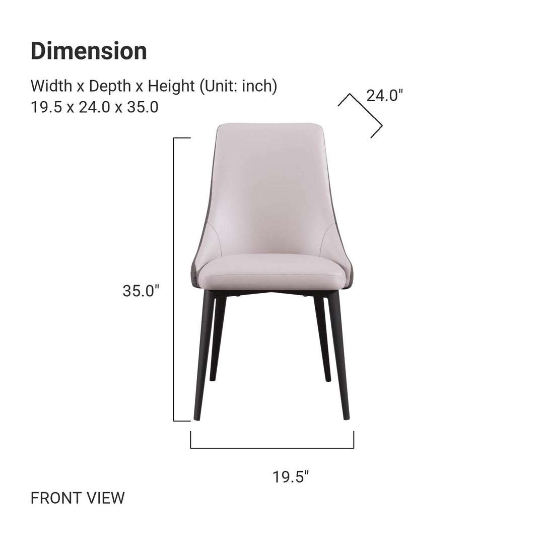 LIAM Two-Tone Dining Chair