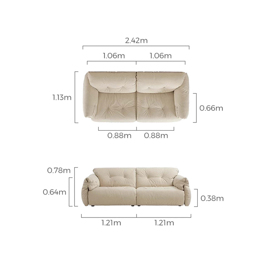 NAOMI Pet Friendly Velvet Sofa