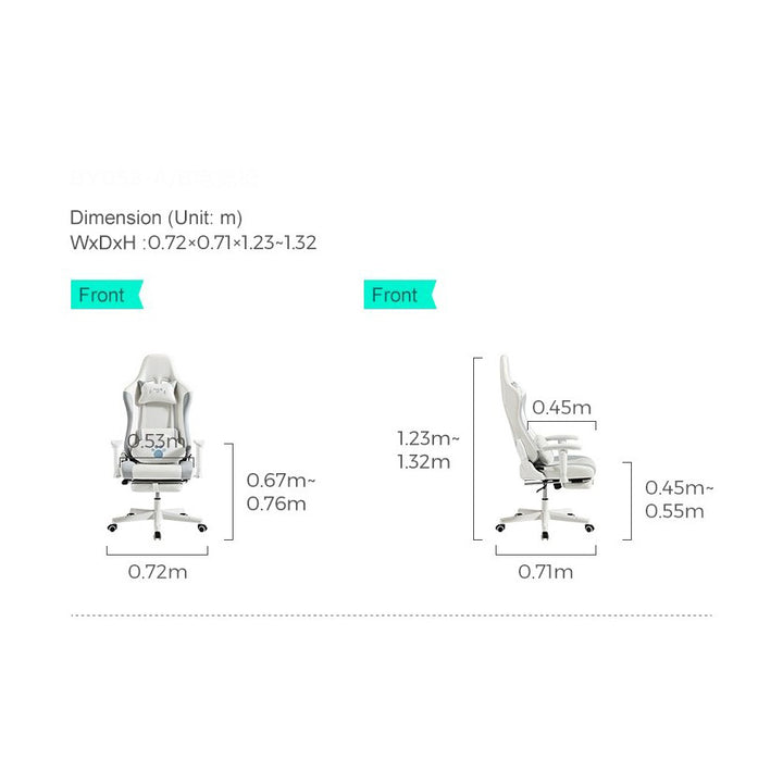 MILO Esports Gaming Chair with Footstool