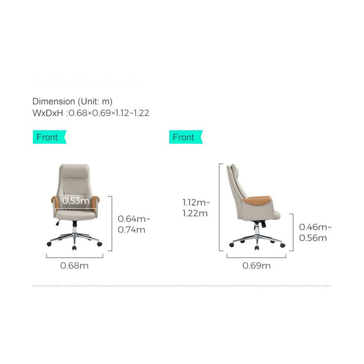 ADRIAN Leatherette Office Chair
