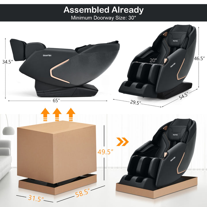 COSTWAY Full Body Zero Gravity Massage Chair