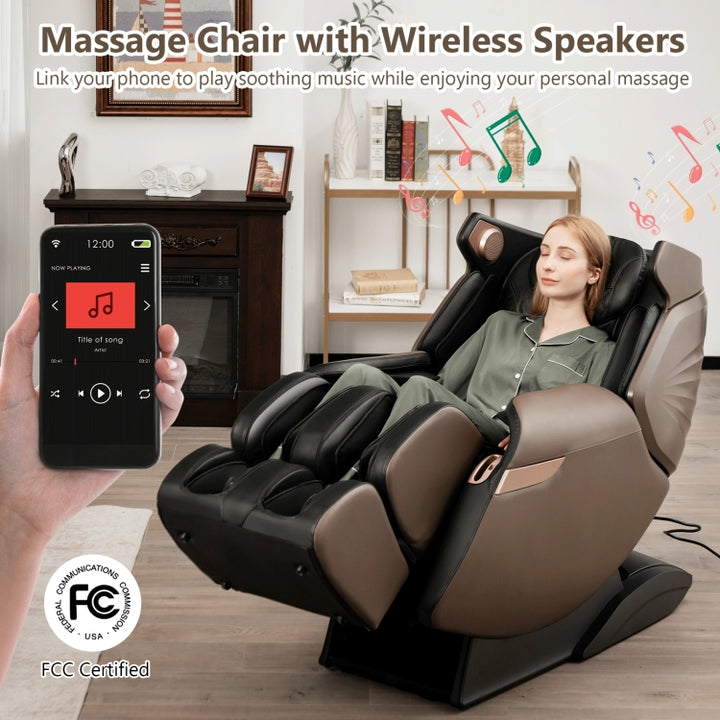 COSTWAY Heat Roller Massage Chair