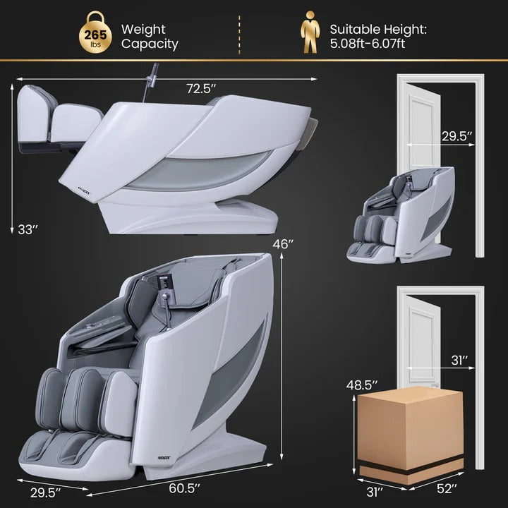 COSTWAY Ultimate 4D Zero Gravity Massage Chair