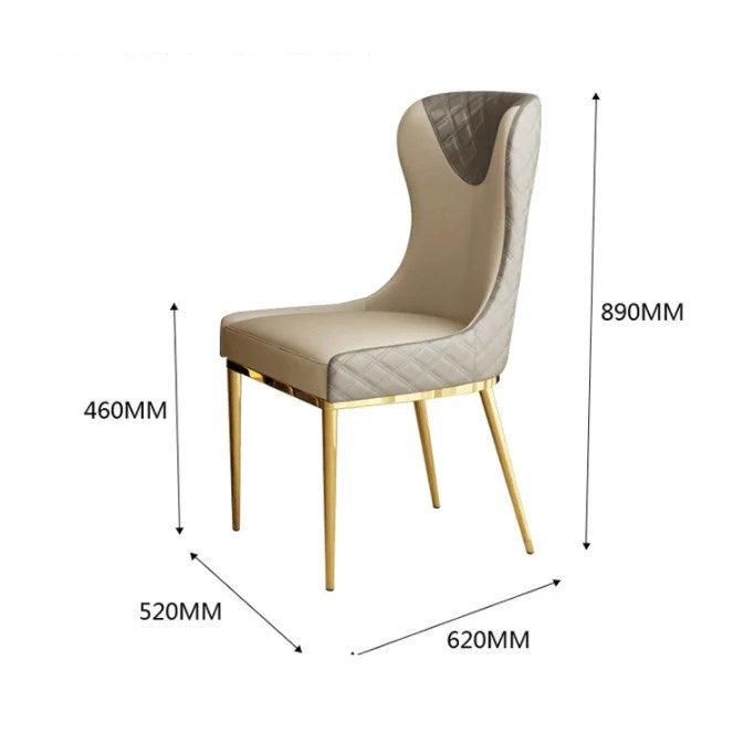 ELSIE Curved Back Dining Chair