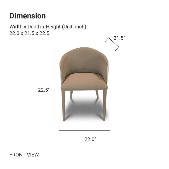 EVELYN Round Back Dining Chair