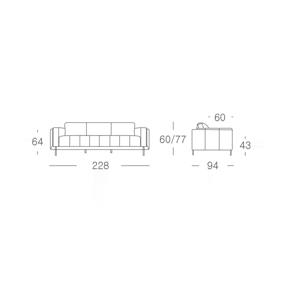 CHASE 3 Seater Sofa