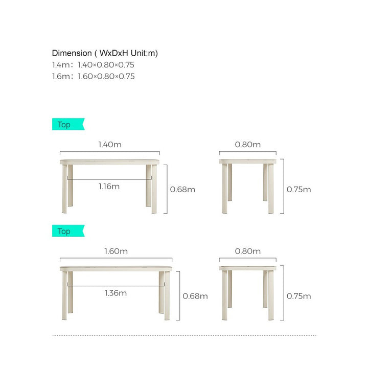 BIANCA Sintered Stone Dining Table