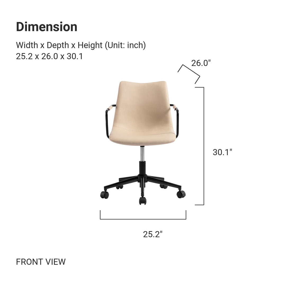 LAZARUS Hazelnut Computer and Office Chair