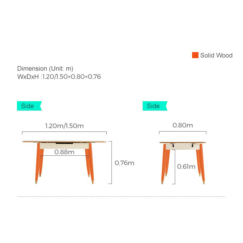 Mason Sintered Stone Extendable Dining Table