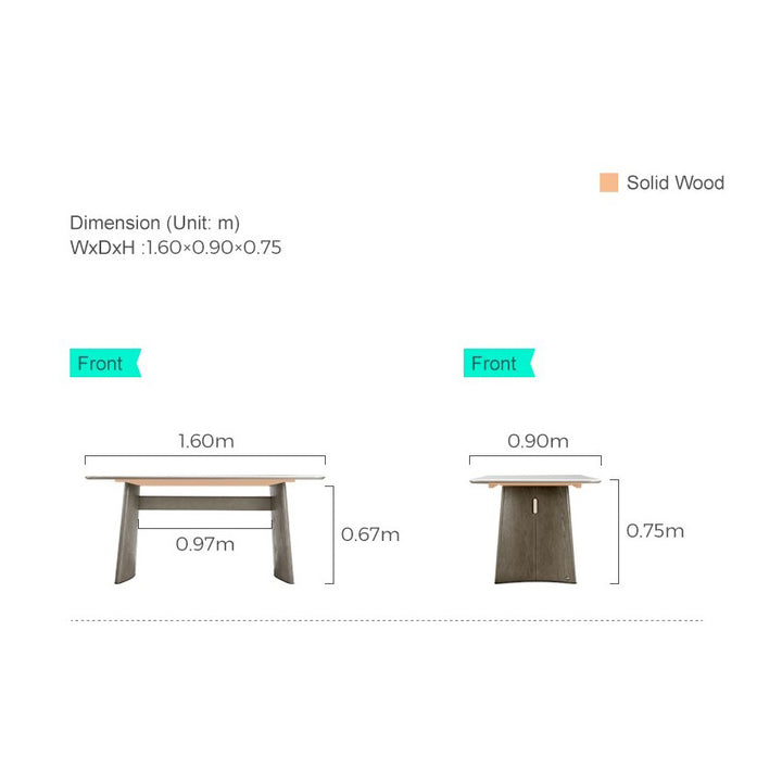 WESLEY Sintered Stone Dining Table