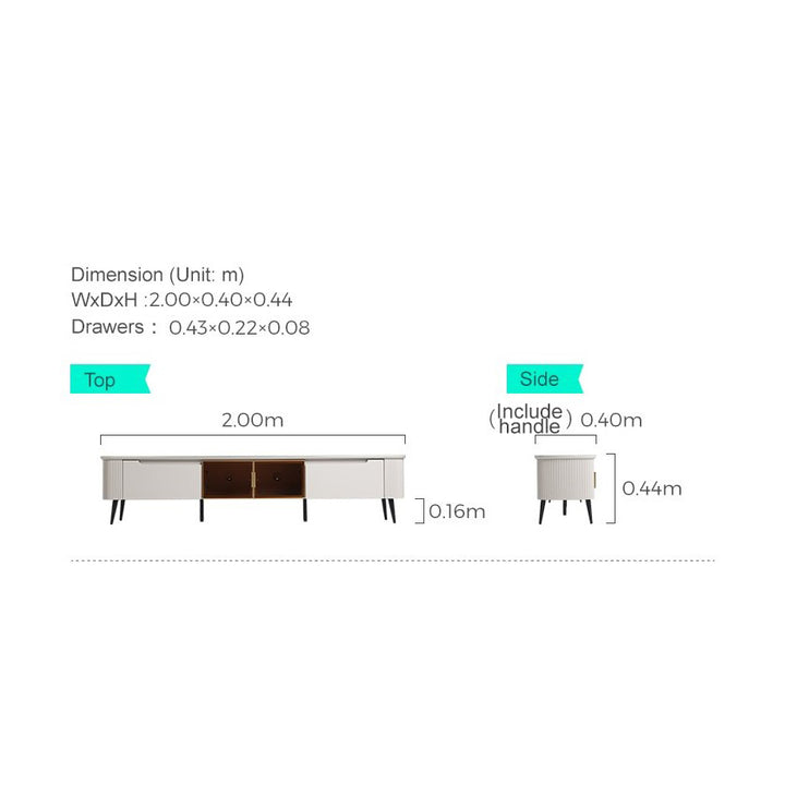 CHLOE Sintered Stone TV Stand