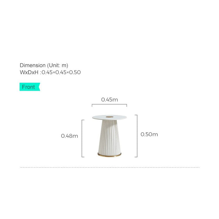 PALLAS Sintered Stone Side Table