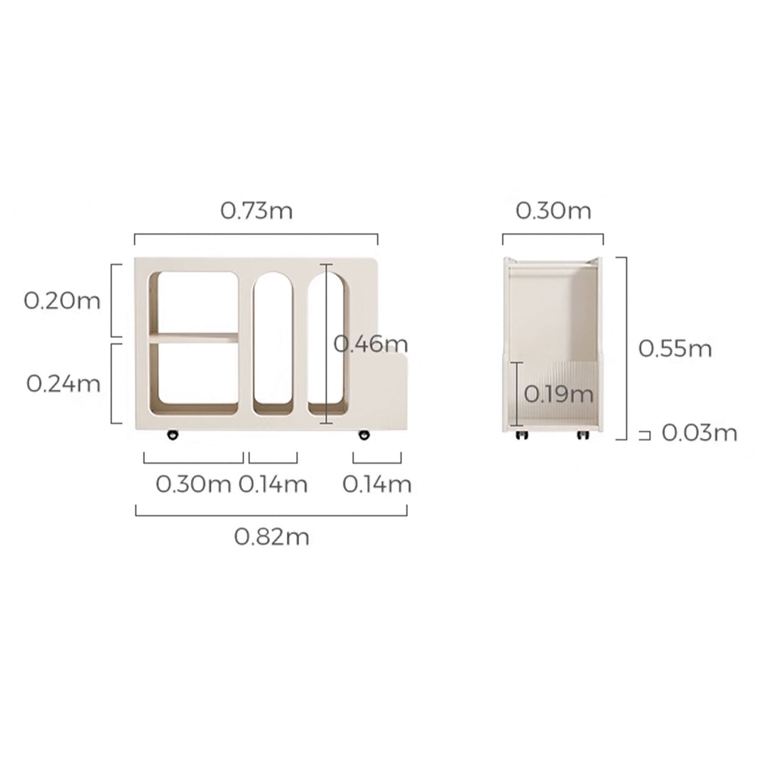 MEISIE Movable Organizer Side Table