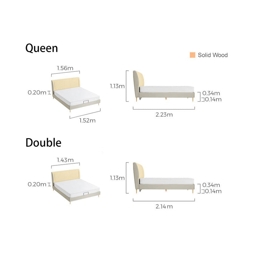 LISA Upholstered Bed