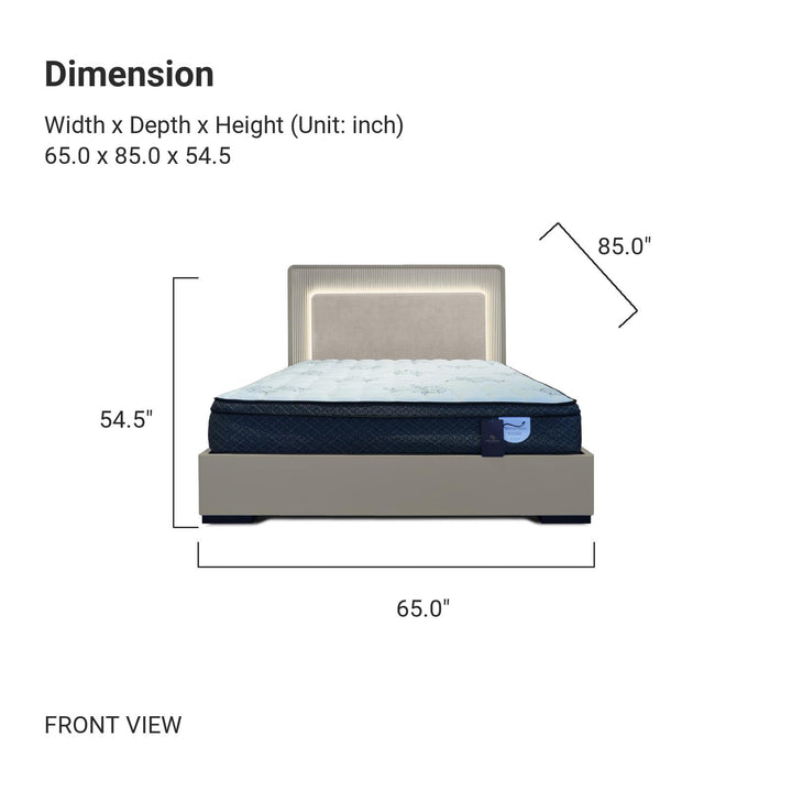 QUILL Rounded Corners LED Bed