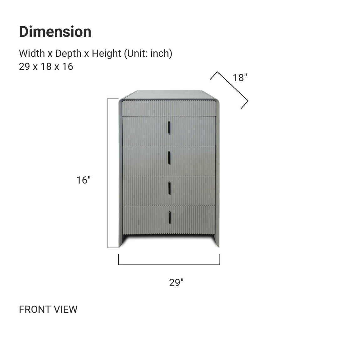 QUILL Rounded Corners Chest